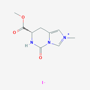 (7S)-5,6,7,8-Tetrahydro-7-(methoxycarbonyl)-2-methyl-5-oxo-imidazo[1,5-c]pyrimidinium Iodide