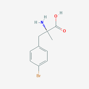 molecular formula C10H12BrNO2 B555760 (R)-2-Amino-3-(4-bromo-phenyl)-2-methyl-propionic acid CAS No. 752971-41-8