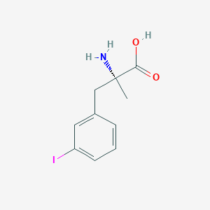 molecular formula C10H12INO2 B555762 H-alpha-Me-D-Phe(3-I)-OH CAS No. 457652-83-4