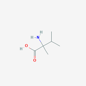 molecular formula C6H13NO2 B555765 2-Amino-2,3-dimethylbutanoic acid CAS No. 26287-62-7