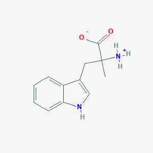 molecular formula C12H14N2O2 B555767 alpha-Methyl-DL-tryptophan CAS No. 153-91-3