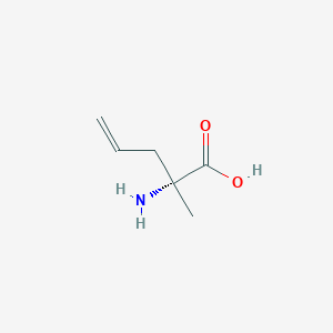 molecular formula C6H11NO2 B555778 (R)-2-Amino-2-methylpent-4-enoic acid CAS No. 96886-56-5