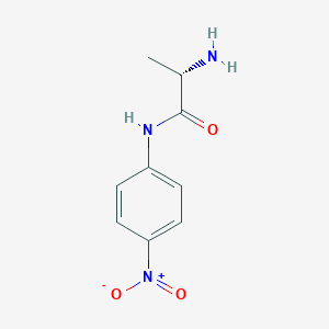 molecular formula C9H11N3O3 B555782 L-Alanine-4-nitroanilide CAS No. 1668-13-9