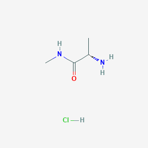 molecular formula C16H29N5O3S B555784 (S)-2-Amino-N-methylpropanamide hydrochloride CAS No. 61275-22-7