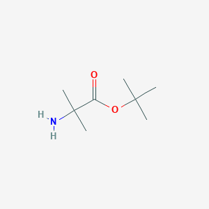 molecular formula C8H17NO2 B555792 tert-Butyl 2-amino-2-methylpropanoate CAS No. 4512-32-7