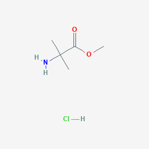 molecular formula C5H12ClNO2 B555793 Methyl 2-aminoisobutyrate hydrochloride CAS No. 15028-41-8