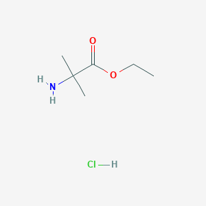molecular formula C6H14ClNO2 B555795 Ethyl 2-amino-2-methylpropanoate hydrochloride CAS No. 17288-15-2