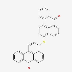 molecular formula C34H18O2S B5558007 3,3'-Thiobis(7H-benz(de)anthracen-7-one) CAS No. 81-95-8