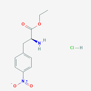 molecular formula C11H15ClN2O4 B555802 Ethyl 4-nitro-3-phenyl-L-alaninate monohydrochloride CAS No. 58816-66-3