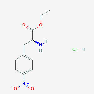 molecular formula C11H14N2O4 · HCl B555802 Ethyl 4-nitro-3-phenyl-L-alaninate monohydrochloride CAS No. 58816-66-3