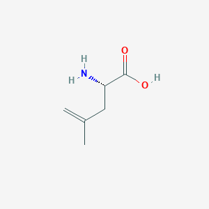 molecular formula C6H11NO2 B555804 (2S)-2-amino-4-methyl-4-pentenoic acid CAS No. 87392-13-0