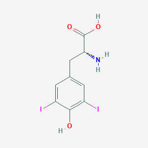molecular formula C9H9I2NO3 B555807 3,5-Diiodo-D-tyrosine CAS No. 16711-71-0