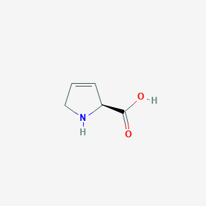 molecular formula C5H7NO2 B555809 3,4-去氢-L-脯氨酸 CAS No. 4043-88-3