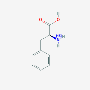 molecular formula C9H11NO2 B555820 L-Phenylalanine-15N CAS No. 29700-34-3
