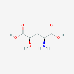 molecular formula C5H9NO5 B555825 (2S,4R)-2-amino-4-hydroxypentanedioic acid CAS No. 2485-33-8