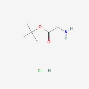 molecular formula C6H14ClNO2 B555826 Glycine tert butyl ester hydrochloride CAS No. 27532-96-3
