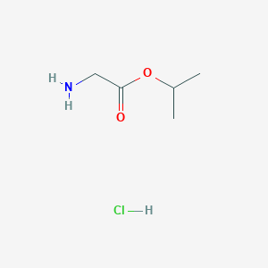 molecular formula C5H12ClNO2 B555828 Isopropyl 2-aminoacetate hydrochloride CAS No. 14019-62-6