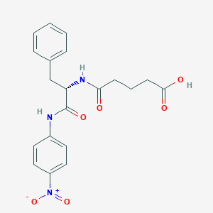 molecular formula C20H21N3O6 B555834 5-({(2s)-1-[(4-Nitrophenyl)amino]-1-oxo-3-phenylpropan-2-yl}amino)-5-oxopentanoic acid CAS No. 5800-34-0