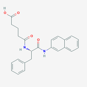 molecular formula C24H24N2O4 B555835 N-glutaryl-L-phenylalanine 2-naphthylamide CAS No. 17479-62-8