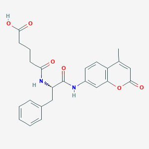 molecular formula C15H10N2O6 B555836 Glutaryl-phe-amc CAS No. 58632-47-6