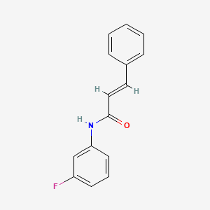 molecular formula C15H12FNO B5558362 N-(3-Fluorophenyl)Cinnamamide 