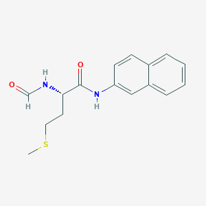(2S)-2-formamido-4-methylsulfanyl-N-naphthalen-2-ylbutanamide