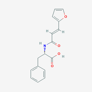 molecular formula C16H15NO4 B555850 N-(3-(2-Furyl)acryloyl)phenylalanine CAS No. 71115-83-8