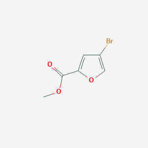 molecular formula C6H5BrO3 B055586 Methyl 4-bromofuran-2-carboxylate CAS No. 58235-80-6
