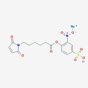 N-Maleimido-6-aminocaproyl 1-hydroxy-2-nitro-4-benzenesulfonic acid ester