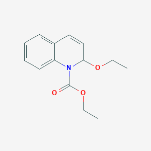 molecular formula C14H17NO3 B555866 2-Ethoxy-1-ethoxycarbonyl-1,2-dihydroquinoline CAS No. 16357-59-8