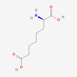 molecular formula C8H15NO4 B555869 D-ALPHA-AMINOSUBERIC ACID CAS No. 19641-63-5