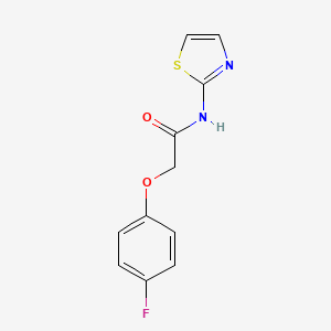 molecular formula C11H9FN2O2S B5558779 2-(4-fluorophenoxy)-N-(1,3-thiazol-2-yl)acetamide 