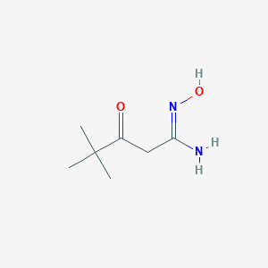 N-Hydroxy-4,4-dimethyl-3-oxo-pentanamidine