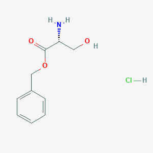 molecular formula C10H14ClNO3 B555888 Benzyl D-serinate hydrochloride CAS No. 151651-44-4