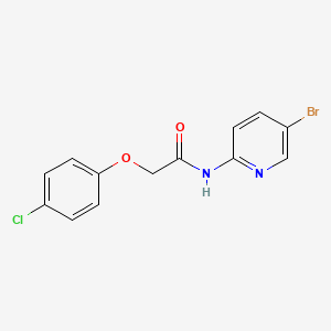 molecular formula C13H10BrClN2O2 B5559205 N~1~-(5-BROMO-2-PYRIDYL)-2-(4-CHLOROPHENOXY)ACETAMIDE 