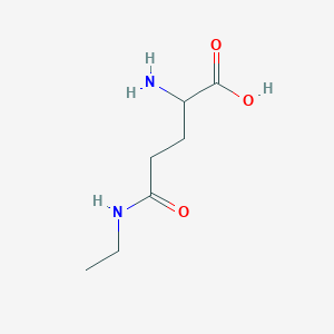 molecular formula C7H14N2O3 B555923 2-Amino-5-(ethylamino)-5-oxopentanoic acid CAS No. 34271-54-0