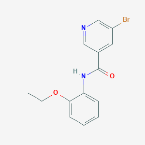 molecular formula C14H13BrN2O2 B5559477 5-bromo-N-(2-ethoxyphenyl)pyridine-3-carboxamide 