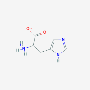 molecular formula C6H9N3O2 B555950 DL-组氨酸 CAS No. 4998-57-6