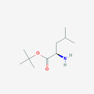 molecular formula C10H21NO2 B555951 (R)-tert-Butyl 2-amino-4-methylpentanoate CAS No. 67617-35-0