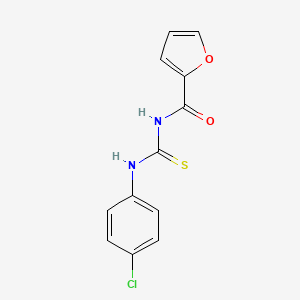 molecular formula C12H9ClN2O2S B5559691 N-[(4-chlorophenyl)carbamothioyl]furan-2-carboxamide CAS No. 82366-74-3