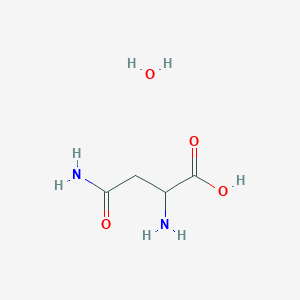 molecular formula C4H10N2O4 B555973 DL-Asparagine monohydrate CAS No. 3130-87-8