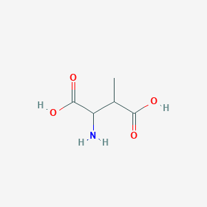 molecular formula C5H9NO4 B555994 2-Amino-3-methylsuccinic acid CAS No. 6667-60-3