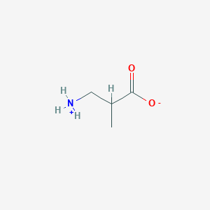 molecular formula C4H9NO2 B555996 3-Amino-2-methylpropanoic acid CAS No. 144-90-1