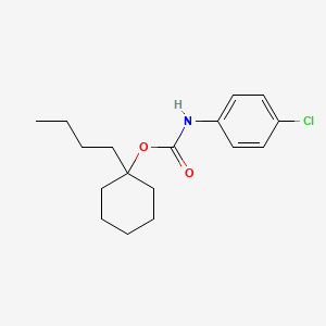 molecular formula C17H24ClNO2 B5560056 (1-butylcyclohexyl) N-(4-chlorophenyl)carbamate 