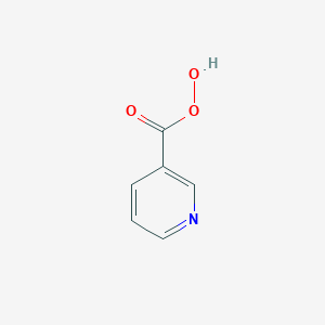 molecular formula C6H5NO3 B055601 Pyridine-3-carboperoxoic acid CAS No. 121343-63-3