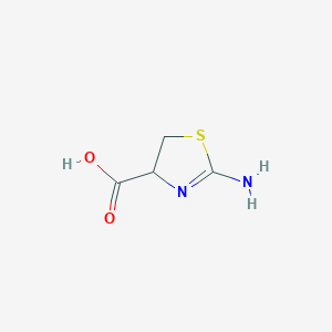 molecular formula C4H6N2O2S B556010 2-Amino-2-thiazoline-4-carboxylic acid CAS No. 2150-55-2