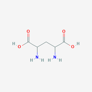 molecular formula C5H10N2O4 B556012 2,4-Diaminopentanedioic acid CAS No. 1421-04-1