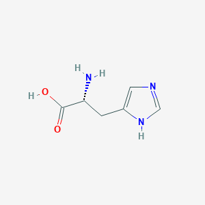 molecular formula C6H9N3O2 B556032 D-Histidine CAS No. 351-50-8