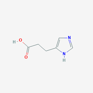 molecular formula C6H8N2O2 B556039 3-(1H-imidazol-4-yl)propanoic acid CAS No. 1074-59-5