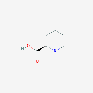 molecular formula C7H13NO2 B055604 (R)-1-Methylpiperidine-2-carboxylic acid CAS No. 41447-17-0